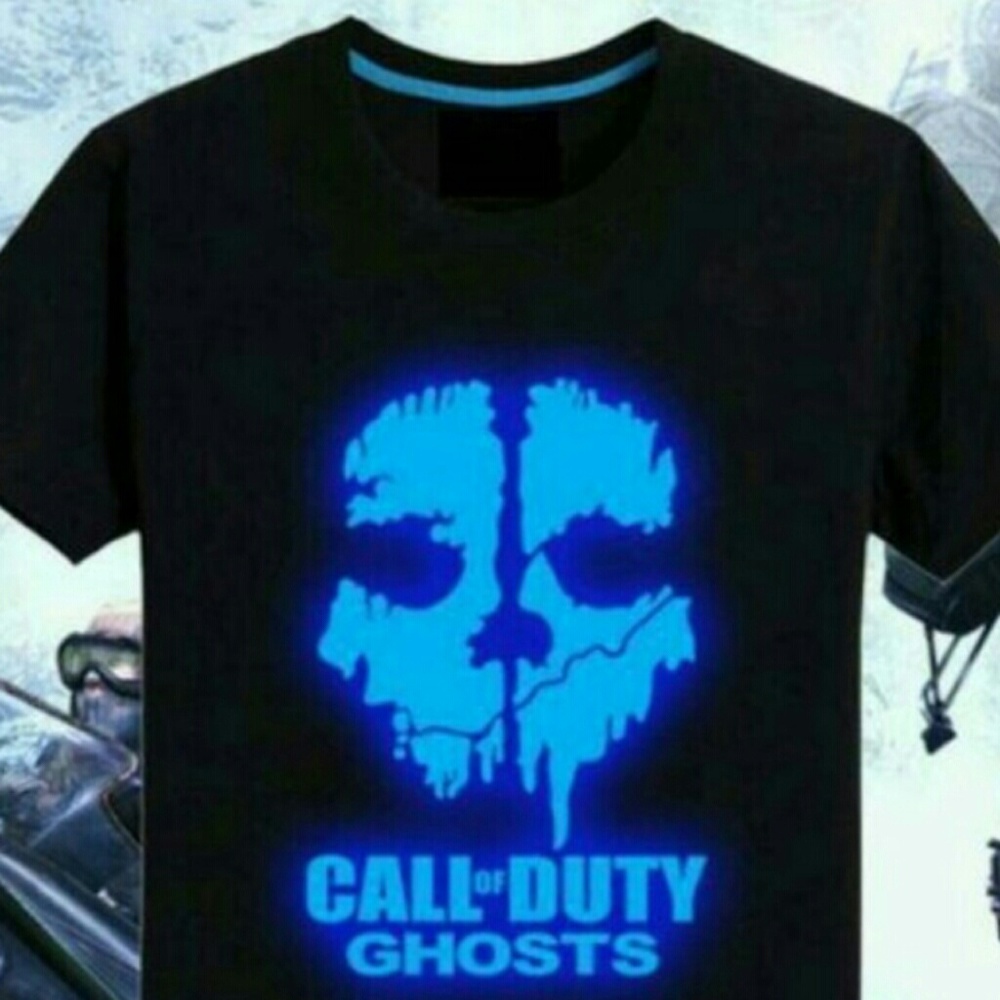 XXXXL or 4XL CALL OF DUTY GLOW IN THE DARK SHIRT